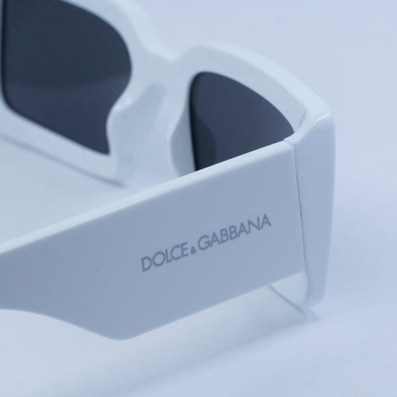 🕶️ New Dolce & Gabbana DG4416 303487 Sunglasses -White Frame, Dark Grey Lenses - Picture 8 of 11